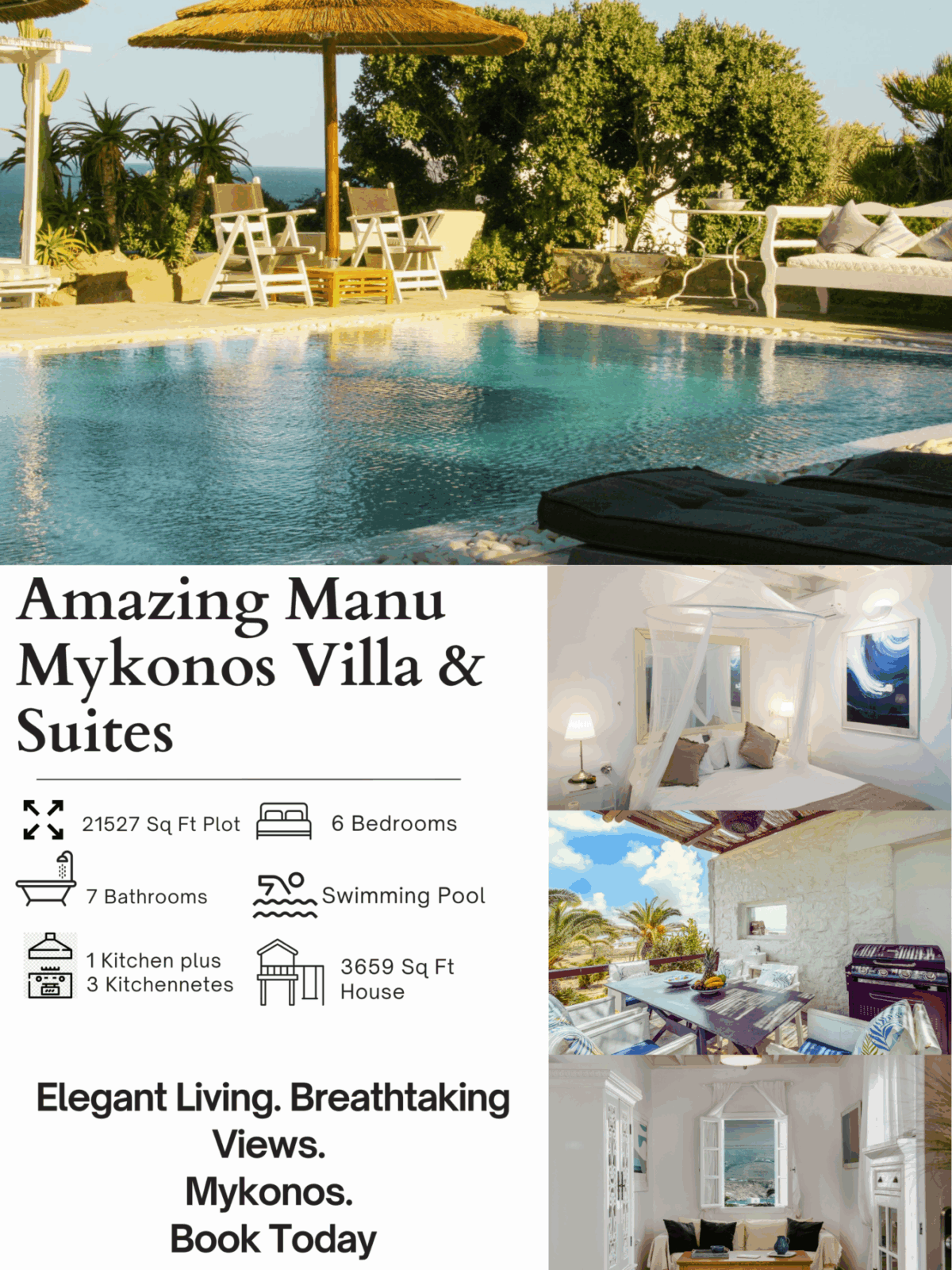Copy of Copy of Black And White Minimalist Property Flyer